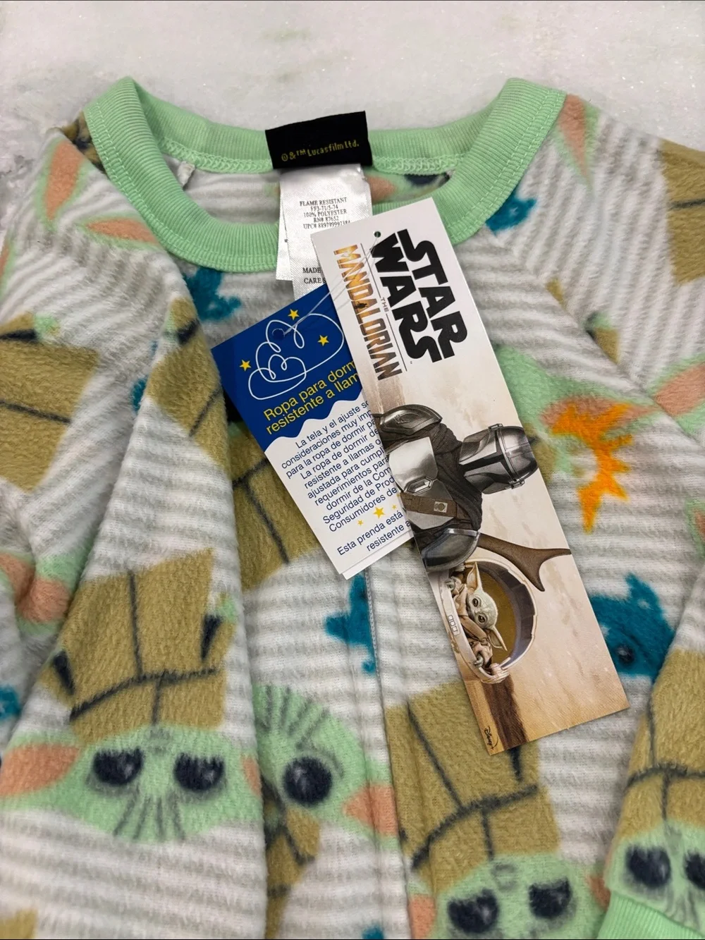 Toddler boys fleece one piece sleepy